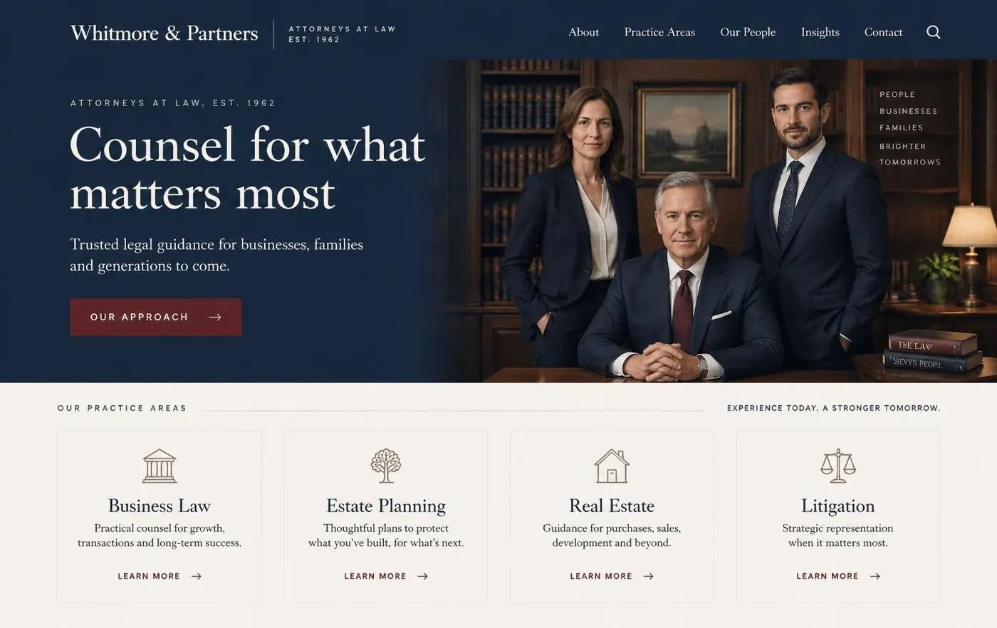 Whitmore & Partners template preview